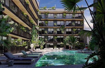 Playa Del Carmen Real Estate Listing | Urban Towers 1 Bed PH