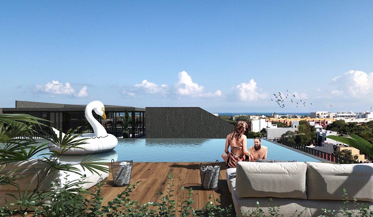 Playa Del Carmen Real Estate Listing | Urban Towers 2 Beds PH