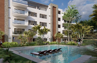 Playa Del Carmen Real Estate Listing | Aldea Prestige 2 Bedroom