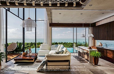 Tulum Real Estate Listing | Solemn Ocean Living 2 Bedrooms + Pool