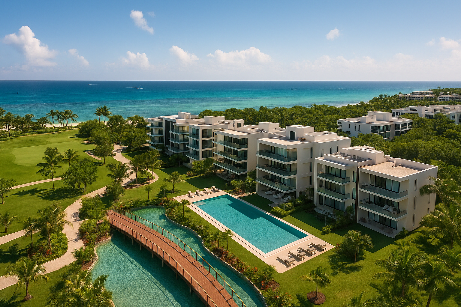 Illustration of Luxury Gated Communities With High-End Security