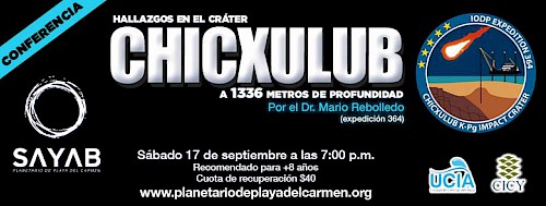 Chicxulub Crater Conference at the Planetarium