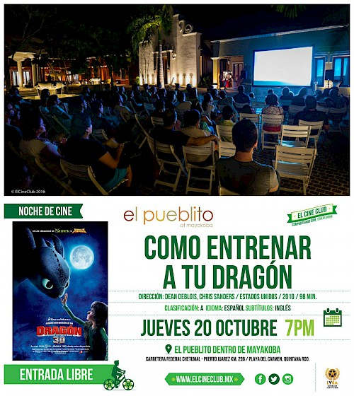 Outdoor Movie Night: How to Train Your Dragon (Spanish w/ English subtitles)