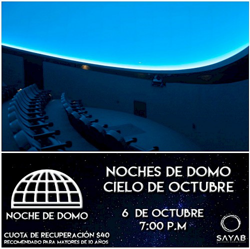 Dome Night at the Planetarium: October Sky (Spanish)