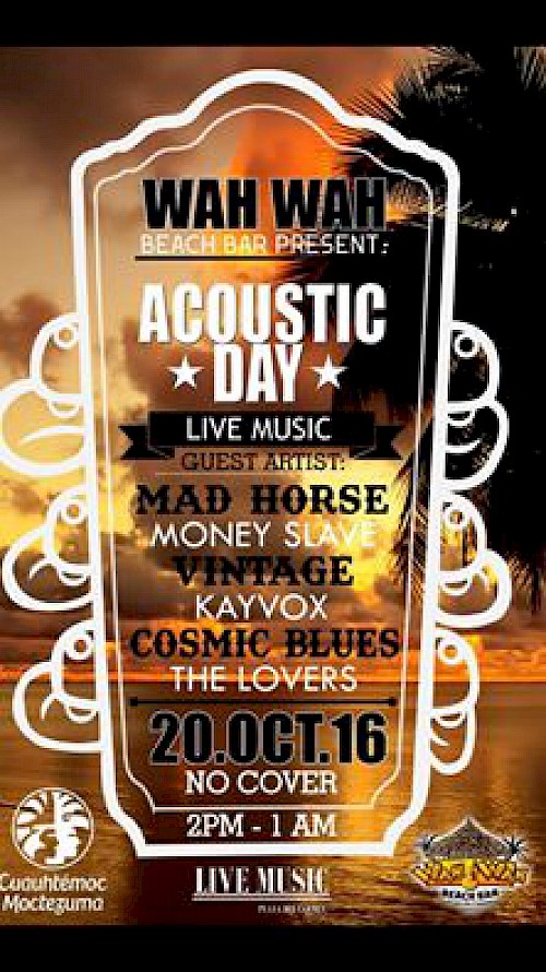 Acoustic Day at Wah Wah Beach Bar