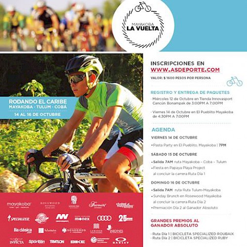 La Vuelta Mayakoba Bike Race Day 1