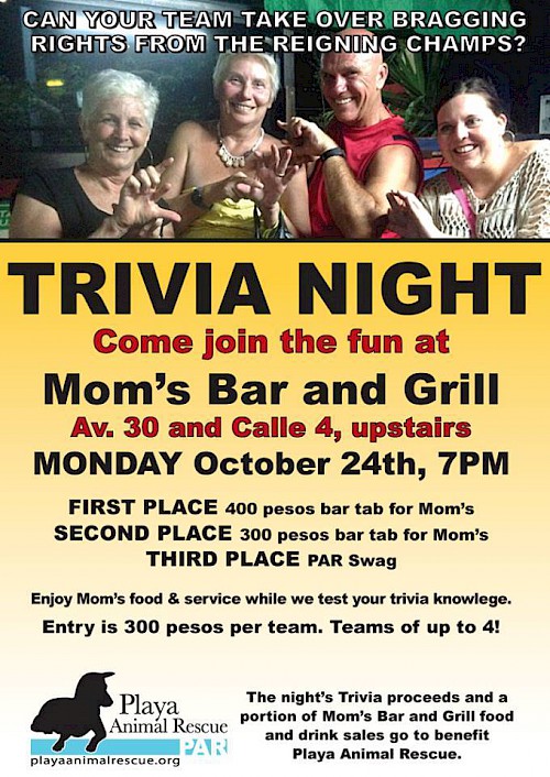 Trivia Night at Mom's Bar