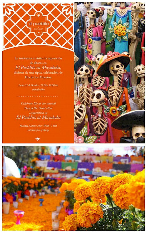 Day of the Dead Altars at El Pueblito Mayakoba