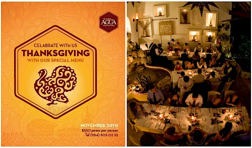 Thanksgiving Dinner at La Casa del Agua