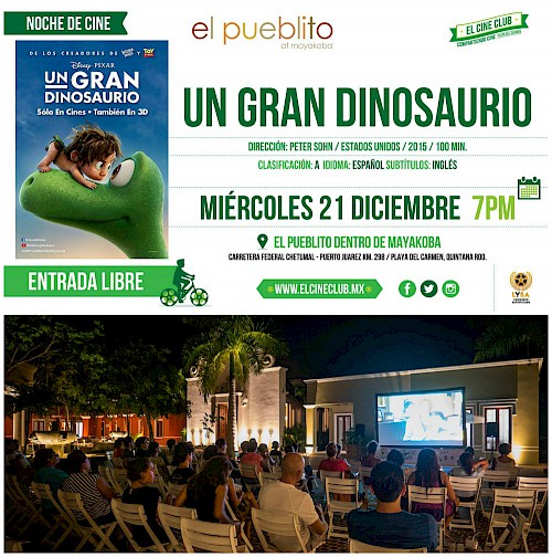 Outdoor Movie Night: The Good Dinosaur (Spanish)