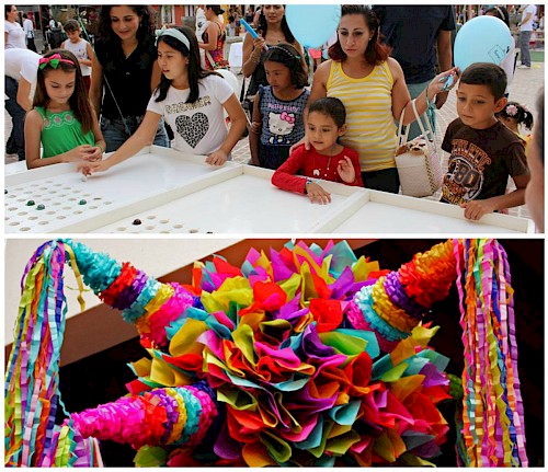 Kermesse (Mexican Kids Party) at El Pueblito Mayakoba