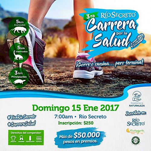 Rio Secreto Carrera Por La Salud 5k