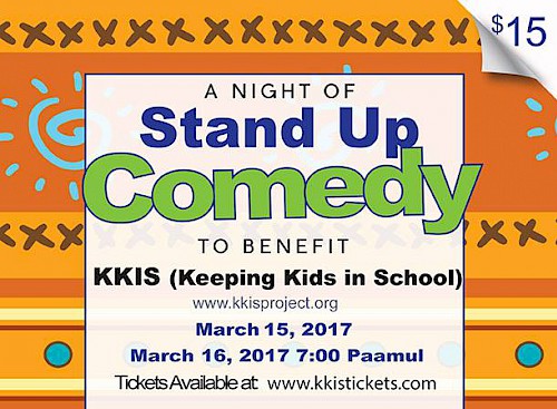 Stand Up Comedy at El Jardin to Benefit KKIS Project