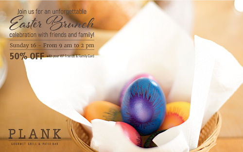 Easter Brunch at Plank