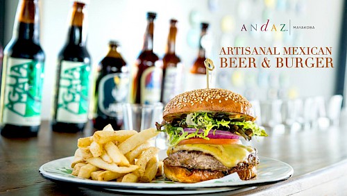 Burger & Beer Saturdays at Andaz Mayakoba