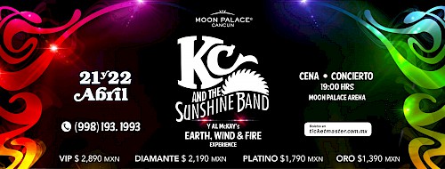 KC & The Sunshine Band at Moon Palace Cancun