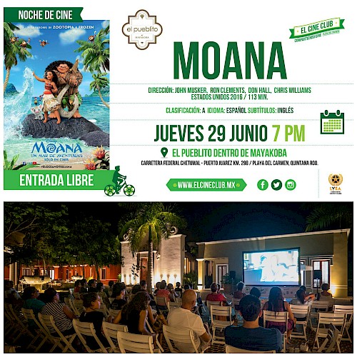 Outdoor Movie Night: Moana (Spanish)