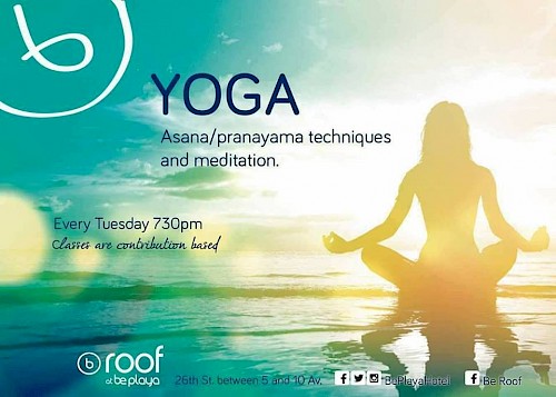 Sunset Yoga at Be Roof