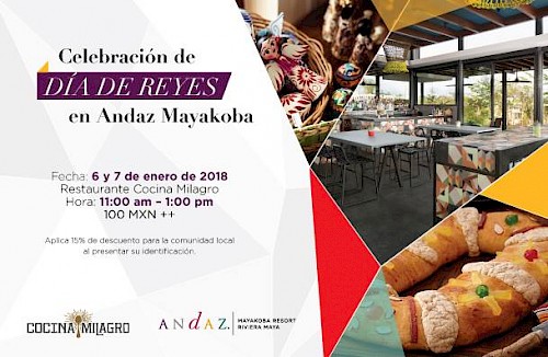 Three Kings Day Celebration at Andaz Mayakoba