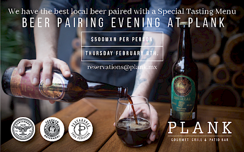 Beer Pairing Event at Plank