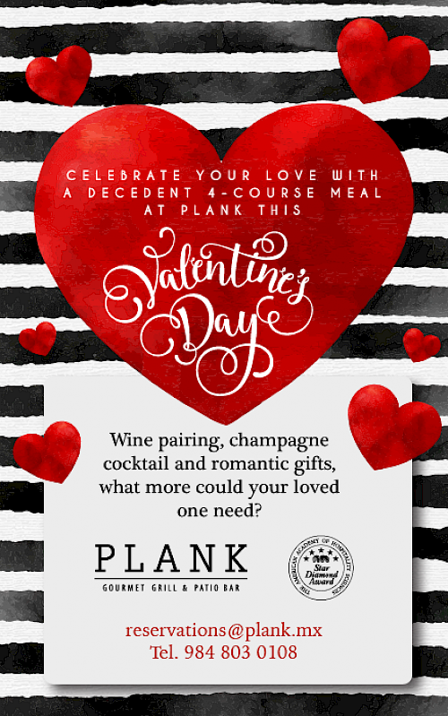 Valentine's Day Dinner at Plank