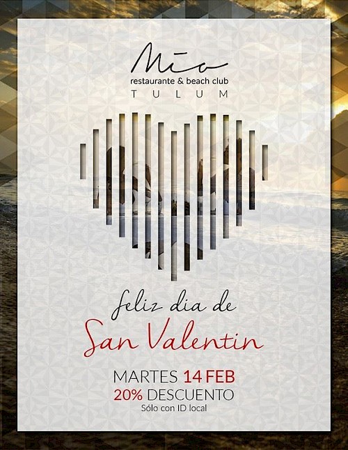 Valentine's Day Dinner at Mia Tulum