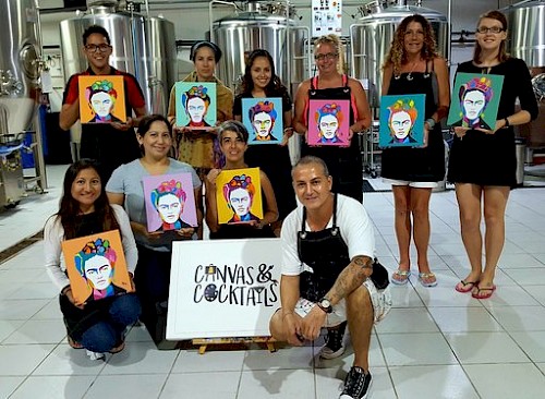 Canvas & Cocktails Art Class