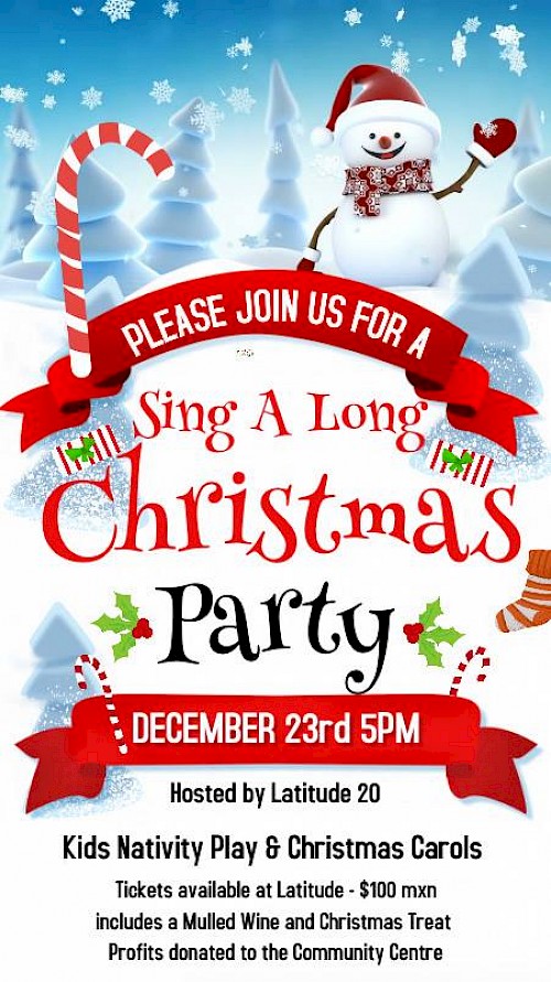 Sing A Long Christmas Party at Latitude 20