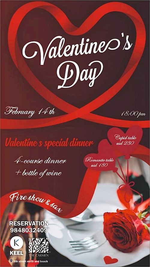 Valentine's Day Dinner at Keel