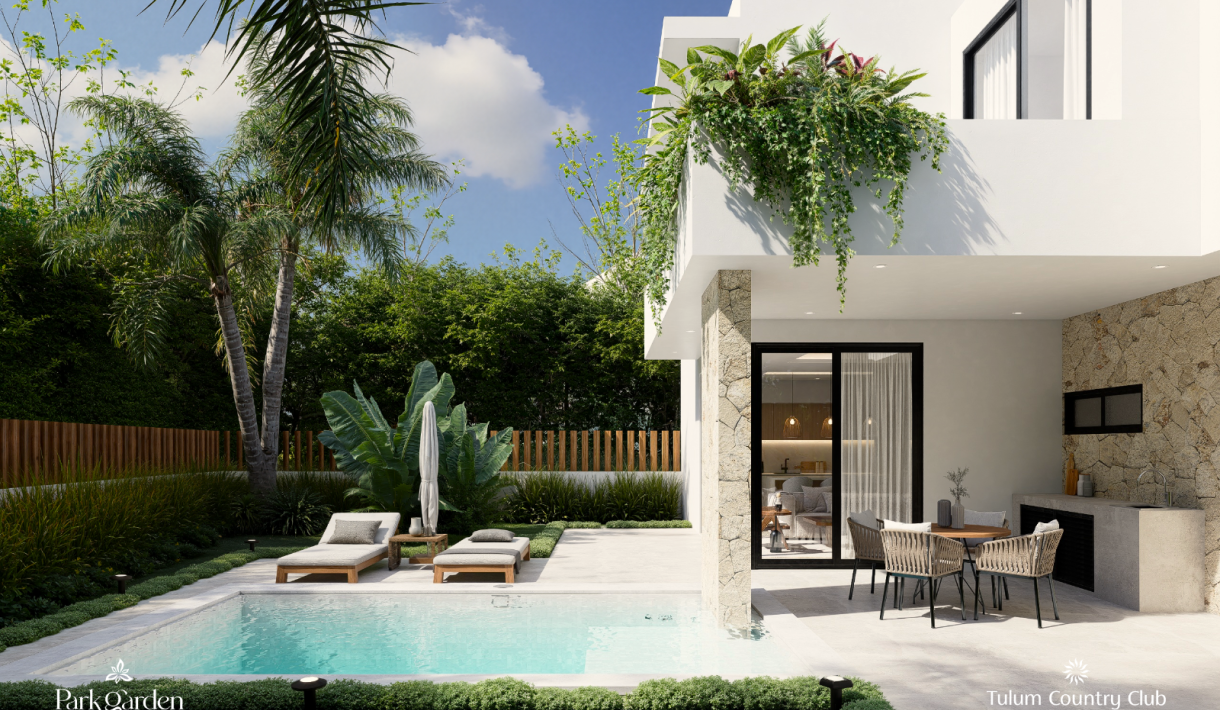 Tulum Country Club Real Estate Listing | Residential Park Garden