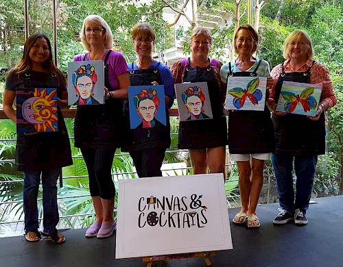 Canvas and Cocktails Art Class
