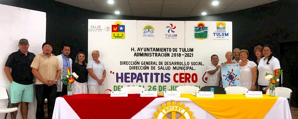 Local Rotary Clubs Support Hepatitis Zero World Eradication Project