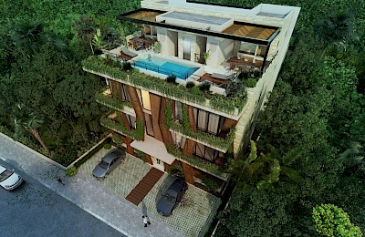 Tulum Real Estate Listing | Botanica Garden & Pool