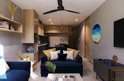 Playa Del Carmen Real Estate Listing | BG Condos 1 Bedroom