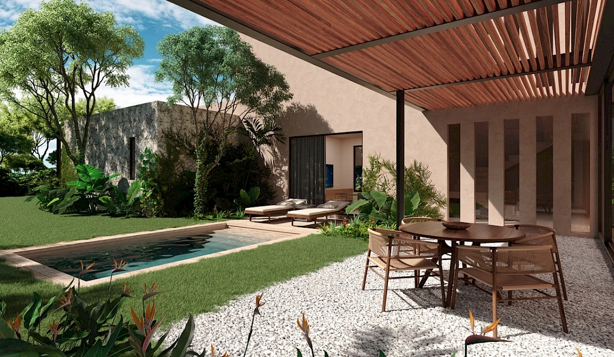 Xpu Ha Real Estate Listing | Amares Casas 4 Bedrooms + Studio + Lot