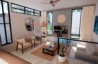 Playa Del Carmen Real Estate Listing | Playa Gardens 1 Bedroom House