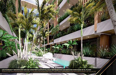 Playa Del Carmen Real Estate Listing | Coco 4 Menesse 2 bed PH