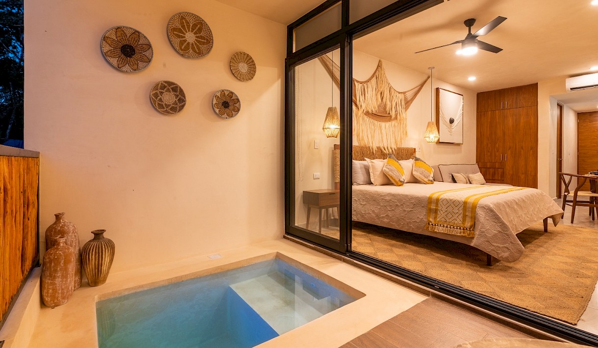 Tulum Real Estate Listing | Nativa Tulum 2 bed PH with pool